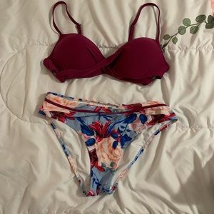 CUPSHE two piece bikini. Used. Large.